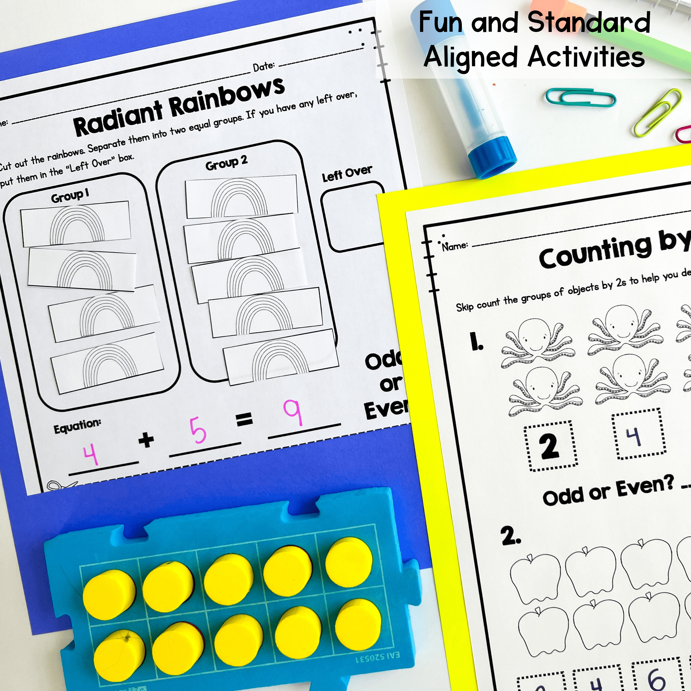 Odd and Even Numbers - 2nd grade - 2.OA.C.3 - Image 2