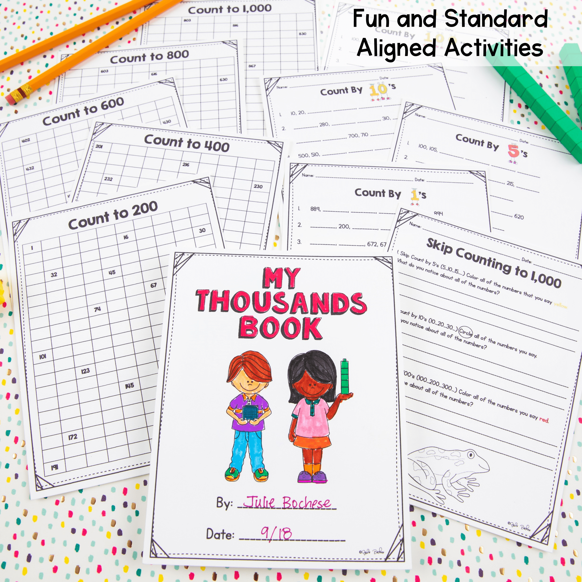 Counting to 1,000 - 2nd Grade - 2.NBT.A.2 - Print & Digital - Image 2