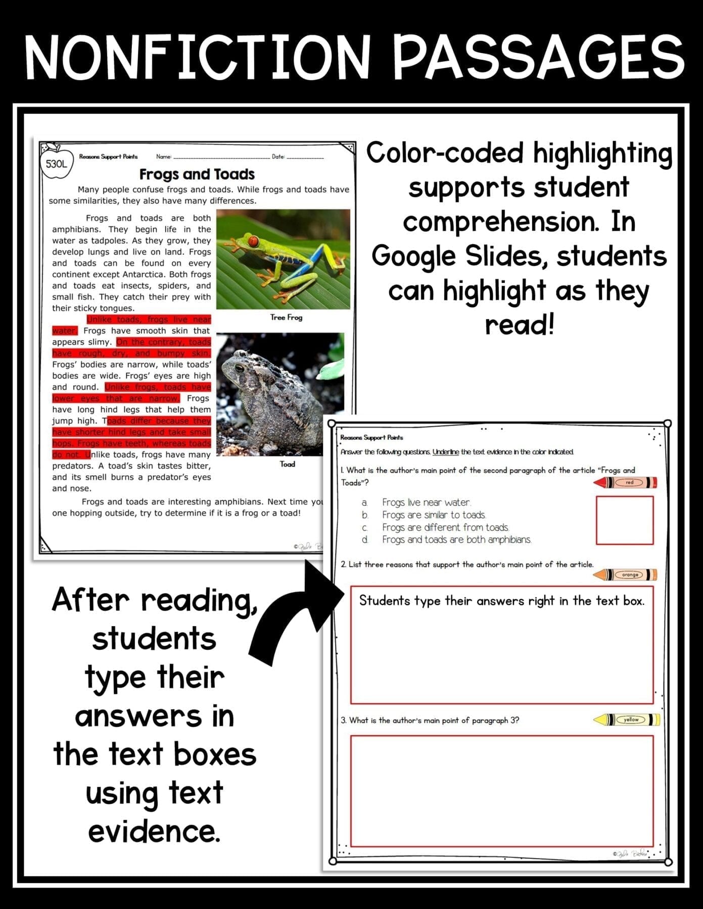 Reasons Support Author's Point - 2nd Grade RI.2.8 - Reading Passages for RI2.8 - Image 7