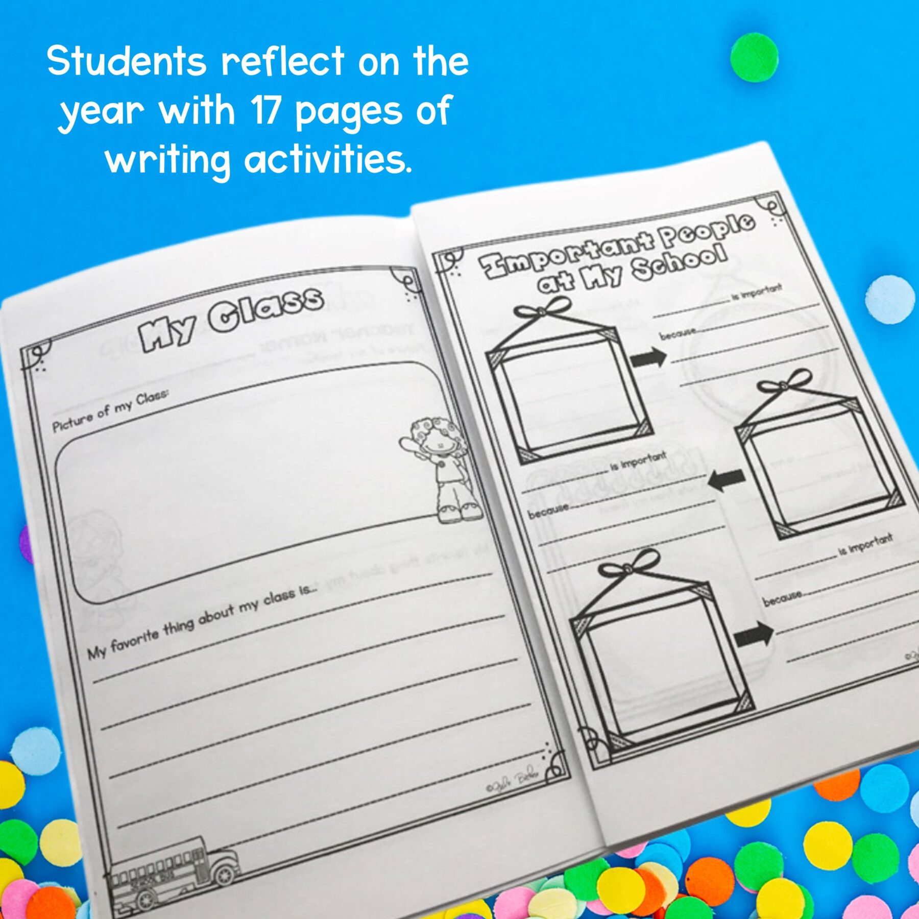 End of the Year Memory Book - 1st, 2nd, 3rd Grade - Image 3