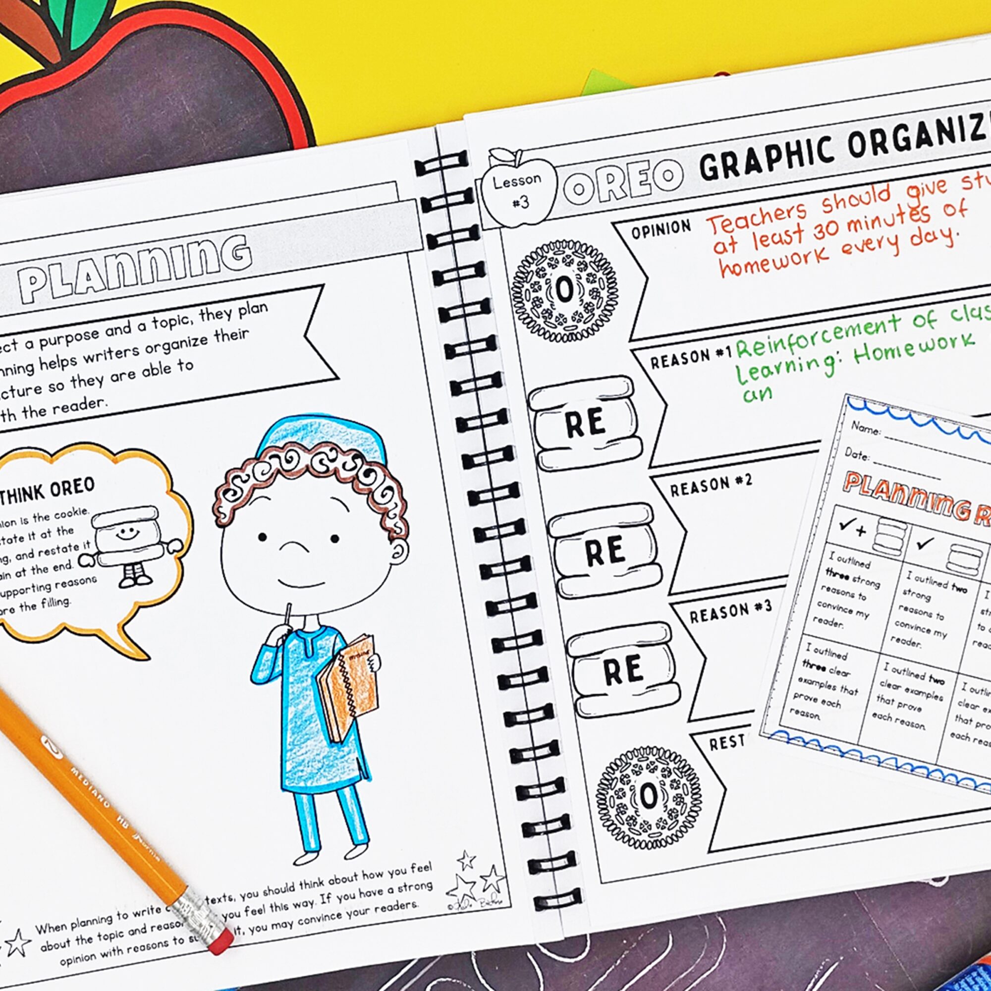 Opinion Persuasive Writing Journal 2nd 3rd Grade Unit - Lessons, Anchor Charts - Image 3