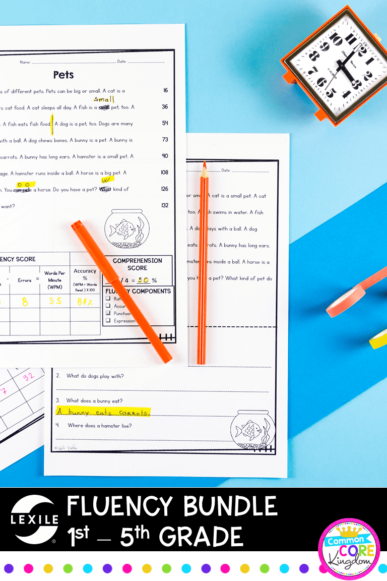 Fluency bundle pin showing fluency passages with blue background