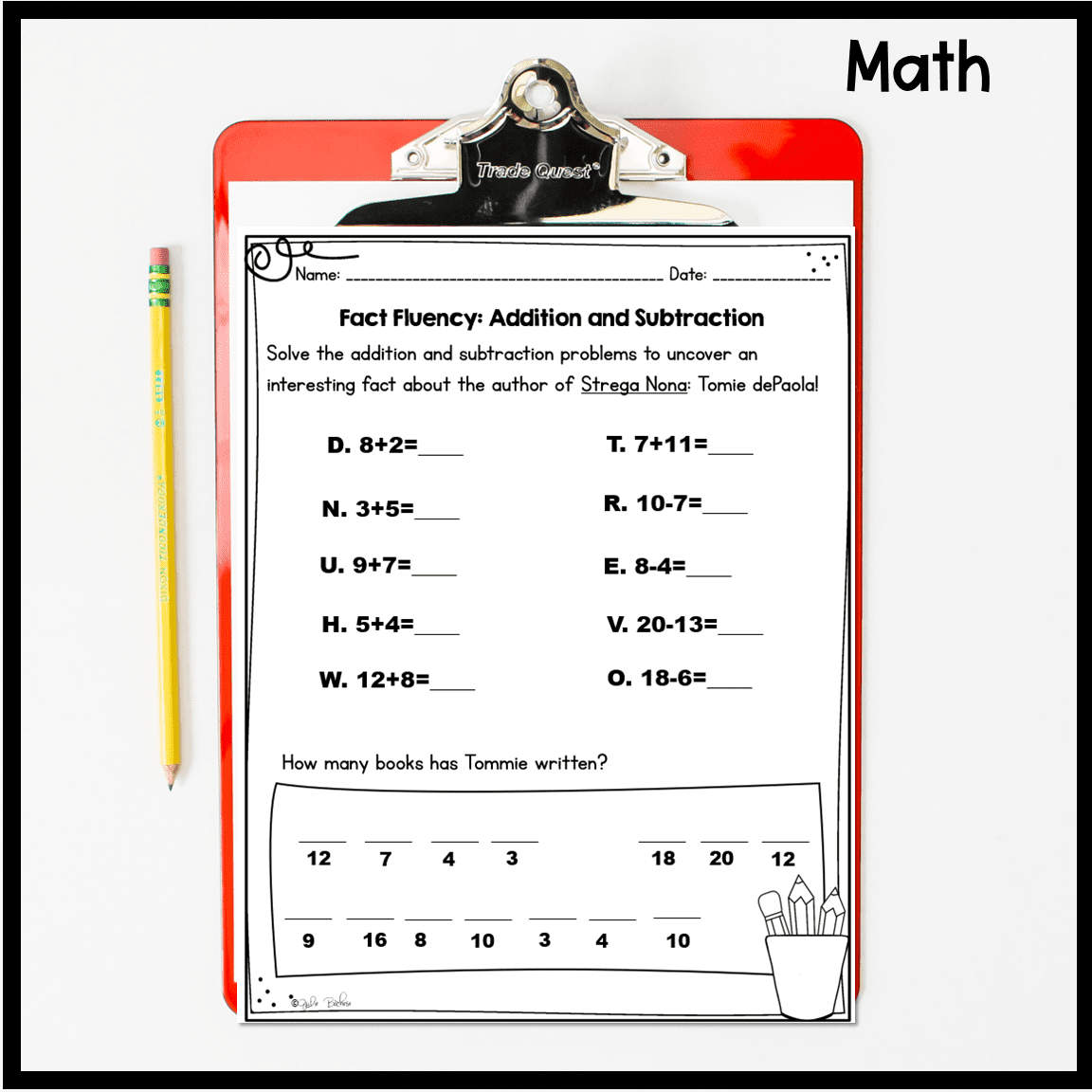 Strega Nona Substitute Plans - 1st, 2nd, 3rd Grade Emergency Full Day Unit - Image 4