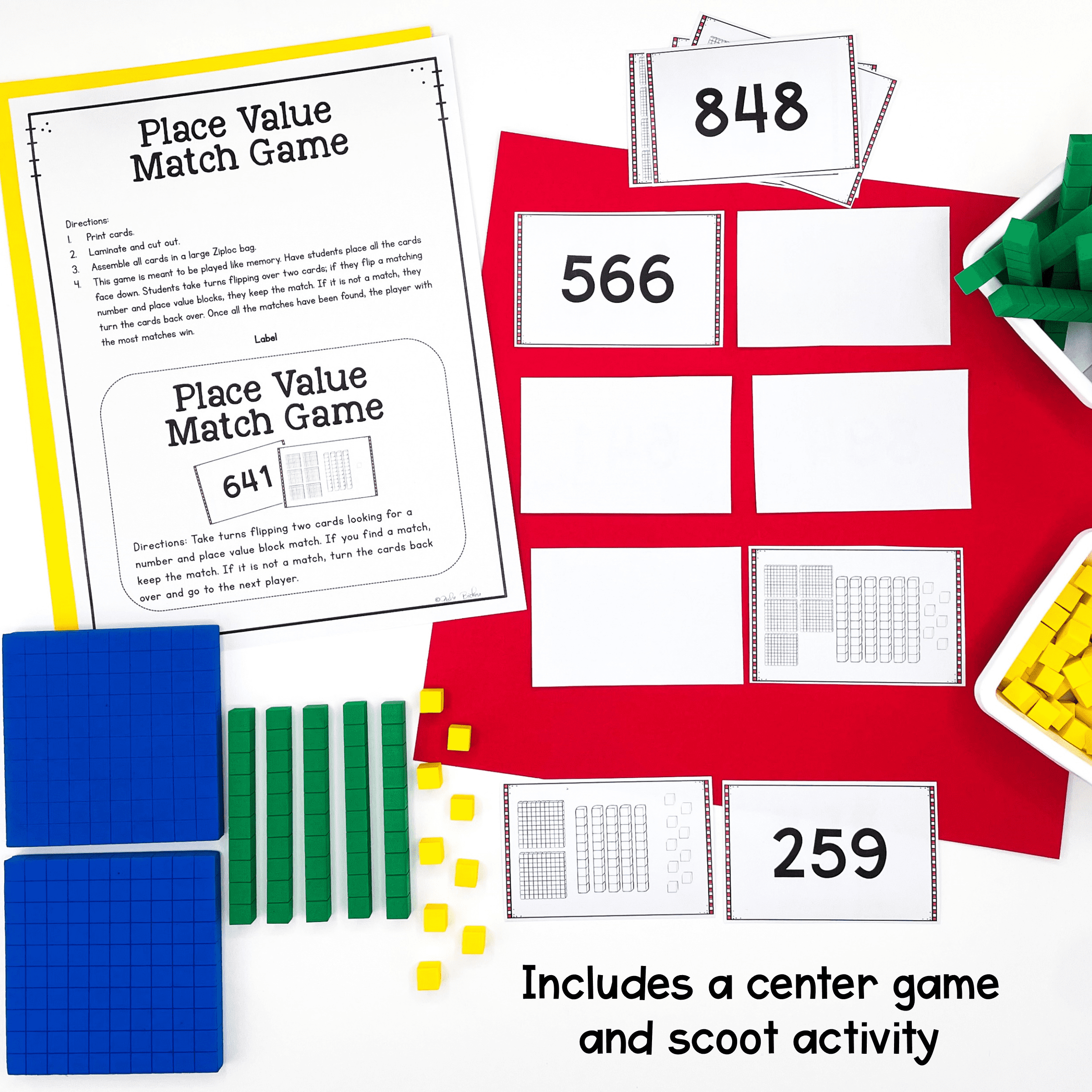 Place Value Hundreds, Tens, Ones - 2nd Grade - 2.NBT.A.1 - Print & Digital - Image 4