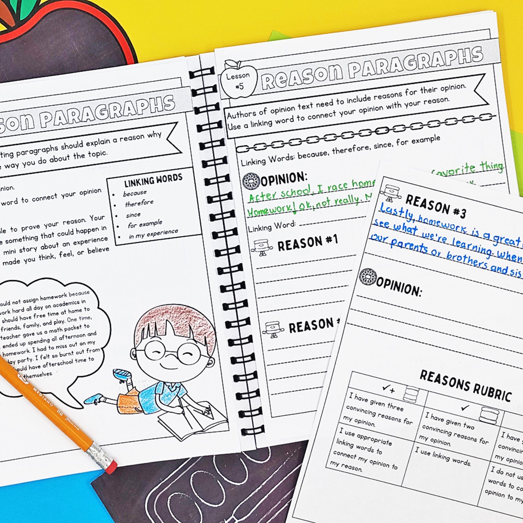 Opinion Persuasive Writing Journal 2nd 3rd Grade Unit - Lessons, Anchor Charts - Image 4