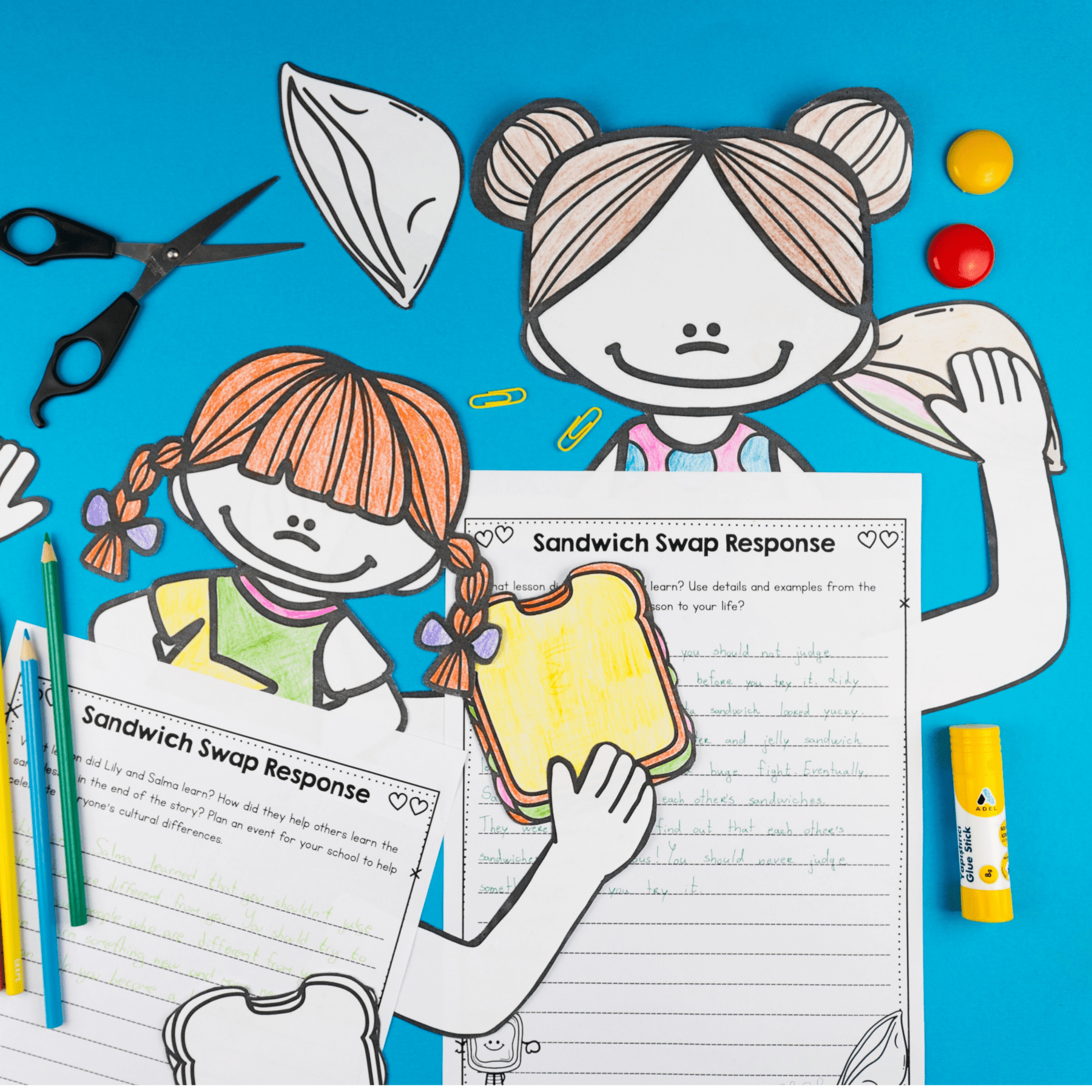 The Sandwich Swap Mentor Text Unit with Google Slides Distance Learning - Image 4