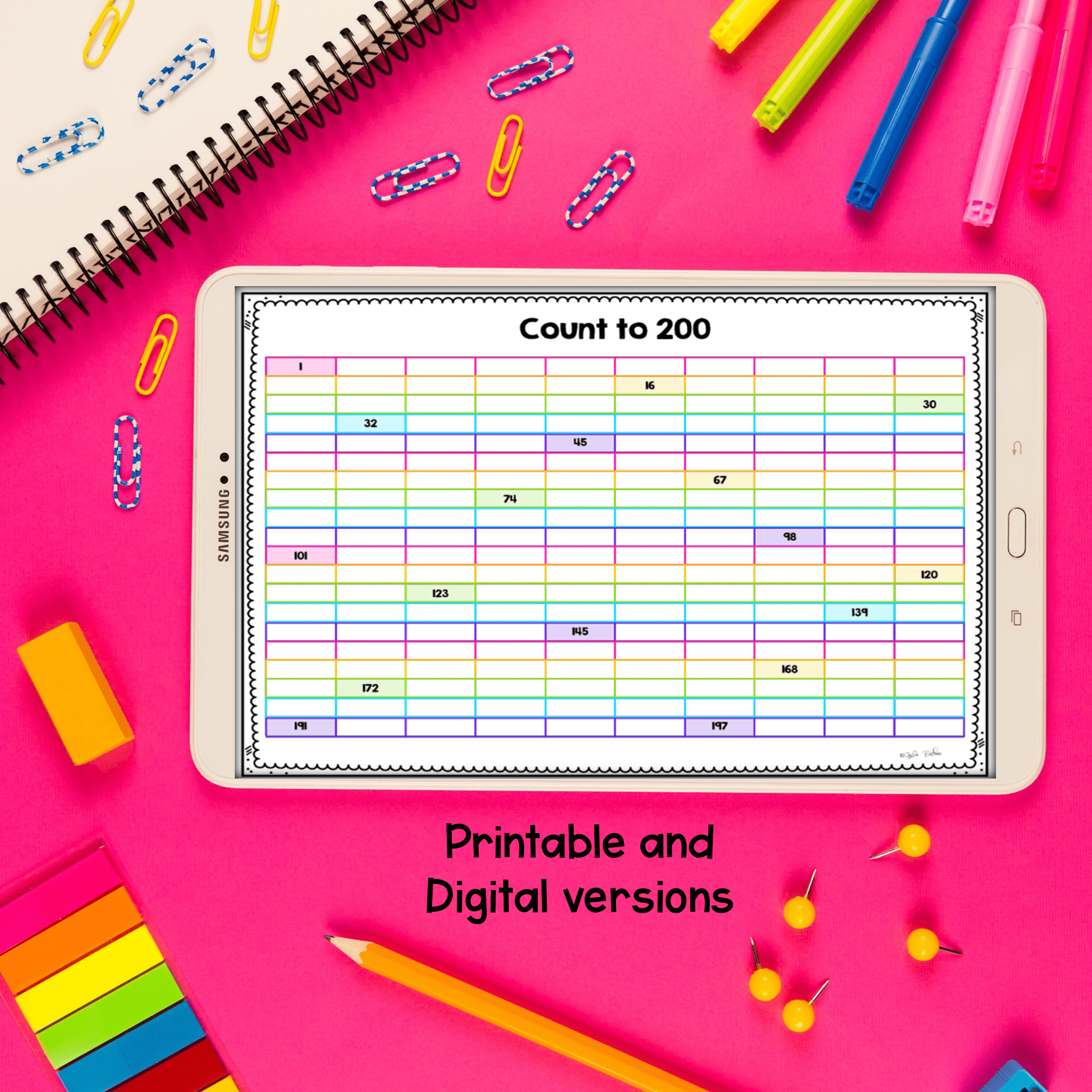 Counting to 1,000 - 2nd Grade - 2.NBT.A.2 - Print & Digital - Image 4