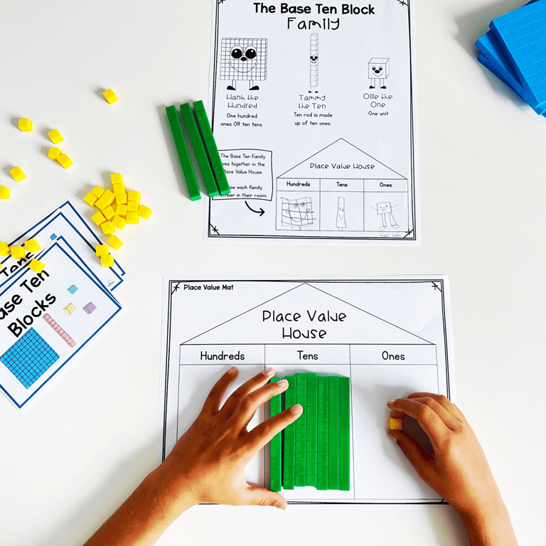 Place Value Tens and Ones 1st Grade Worksheets, Activities, Anchor Chart, Center - Image 5