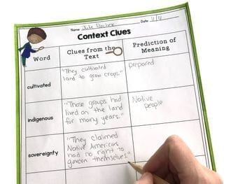 Trail of Tears- Differentiated Guided Reading Focus on Context Clues - Image 3