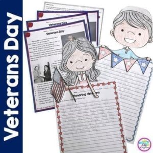 Veterans Day Differentiated Reading and Writing Activities