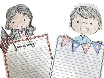 Veterans Day Differentiated Reading and Writing Activities - Image 2