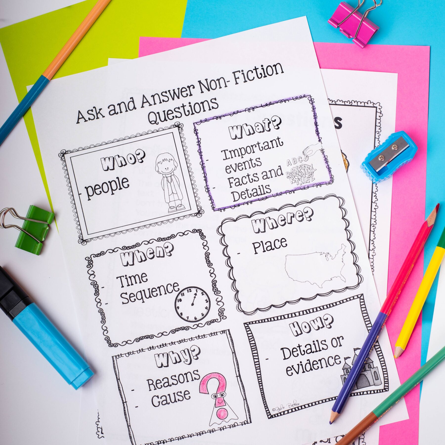 Ask & Answer Questions Nonfiction Reading Comprehension Passages - RI.2.1 RI.3.1 - Image 5