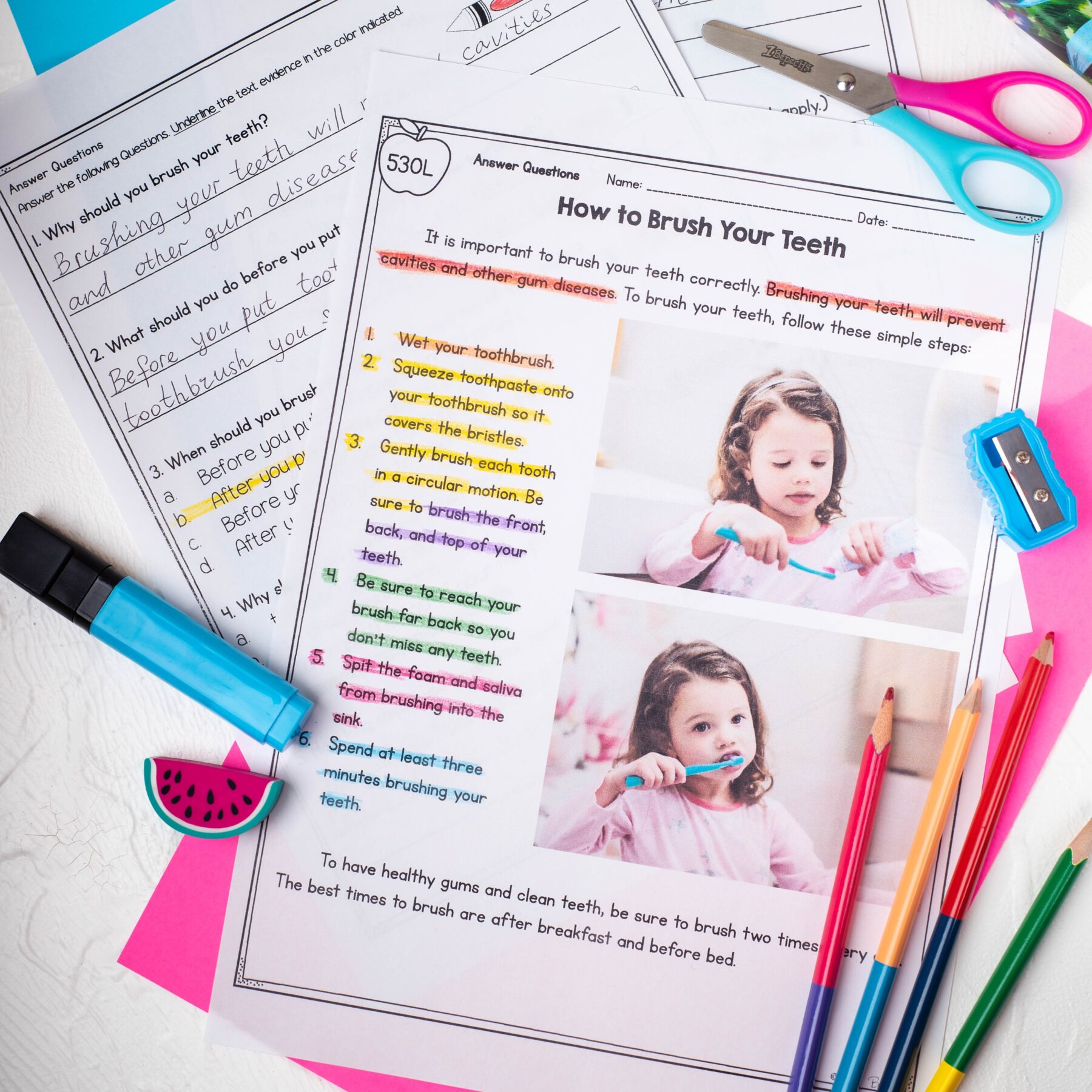 Ask & Answer Questions Nonfiction Reading Comprehension Passages - RI.2.1 RI.3.1 - Image 6