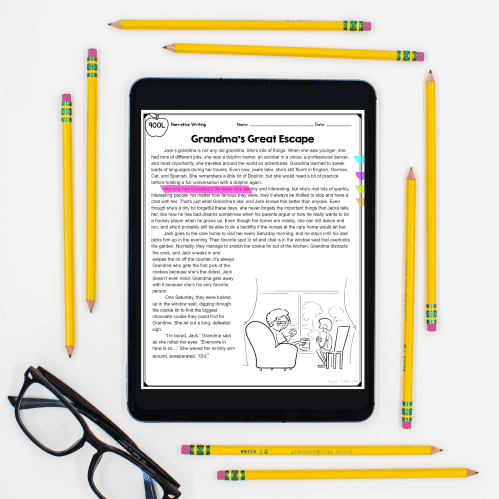 Narrative Writing Bundle - 4th & 5th Grade Narratives, Passages & Prompts - Image 5