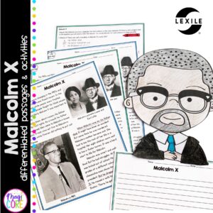 Malcolm X Differentiated Reading and Writing Activities