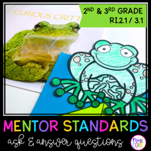 Ask and Answer Questions Mentor Texts - 2nd Grade RI.2.1 & 3rd Grade RI.3.1
