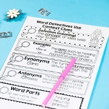 Context Clues Targeted Practice - 4th and 5th Grade - Printable & Digital - Image 2