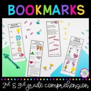 Comprehension Bookmarks- 2nd and 3rd Grade