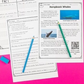 Fact & Opinion - 2nd & 3rd Grade Reading Comprehension Passages Questions Unit - Image 2