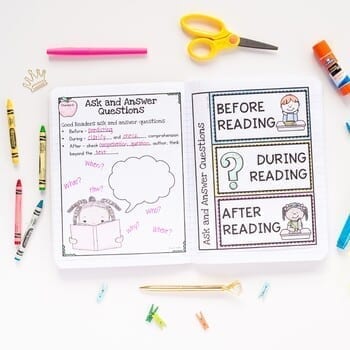 Fiction Interactive Reading Notebook - 3rd Grade - Image 3