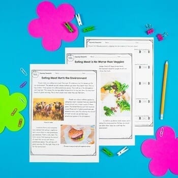 Forming Opinions Reading Comprehension Differentiated Lexile Leveled Passages - Image 4