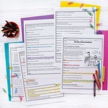 Story Elements Characters Setting Events Reading Comprehension Passages RL.4.3 - Image 6