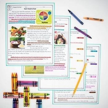 Compare and Contrast Reading Comprehension Passages and Questions RI.2.9 RI.3.9 - Image 4