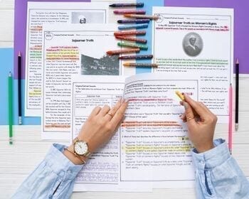 Compare & Contrast Multiple Accounts Reading Passages 4th Grade RI.4.6 RI4.6 - Image 3