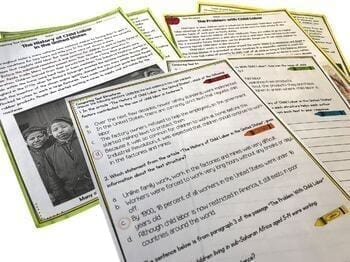 Compare & Contrast Nonfiction Text Structure Reading Passages RI.5.5 RI5.5 - Image 4