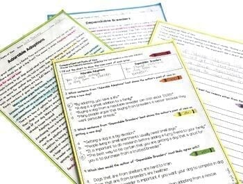 Compare & Contrast Topics Different Point of View Reading Passages RI.5.6 RI5.6 - Image 2