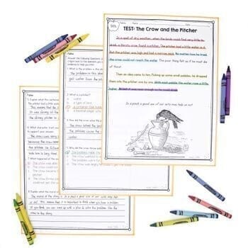 Retell Stories Fables Theme Reading Comprehension Passages 2nd 3rd RL.2.2 RL.3.2 - Image 3