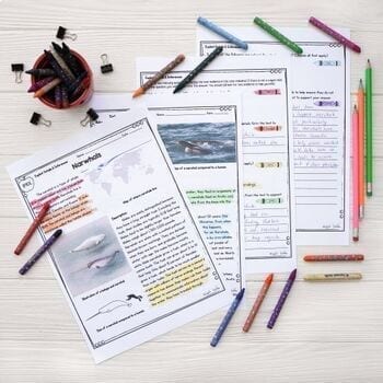 Making Inferences Reading Comprehension Passages Worksheet 4th 5th RI.4.1 RI.5.1 - Image 2