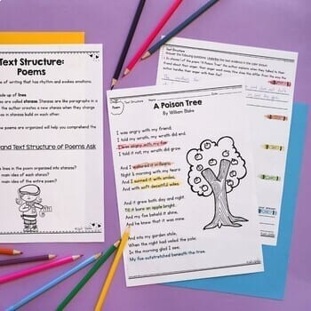 Text Structure in Stories Plays Poems - 3rd RL.3.5 - Reading Passages for RL3.5 - Image 3