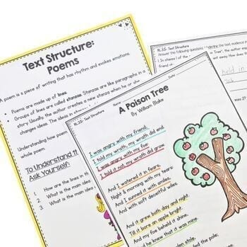 Text Structure in Stories Plays Poems - 3rd RL.3.5 - Reading Passages for RL3.5 - Image 4