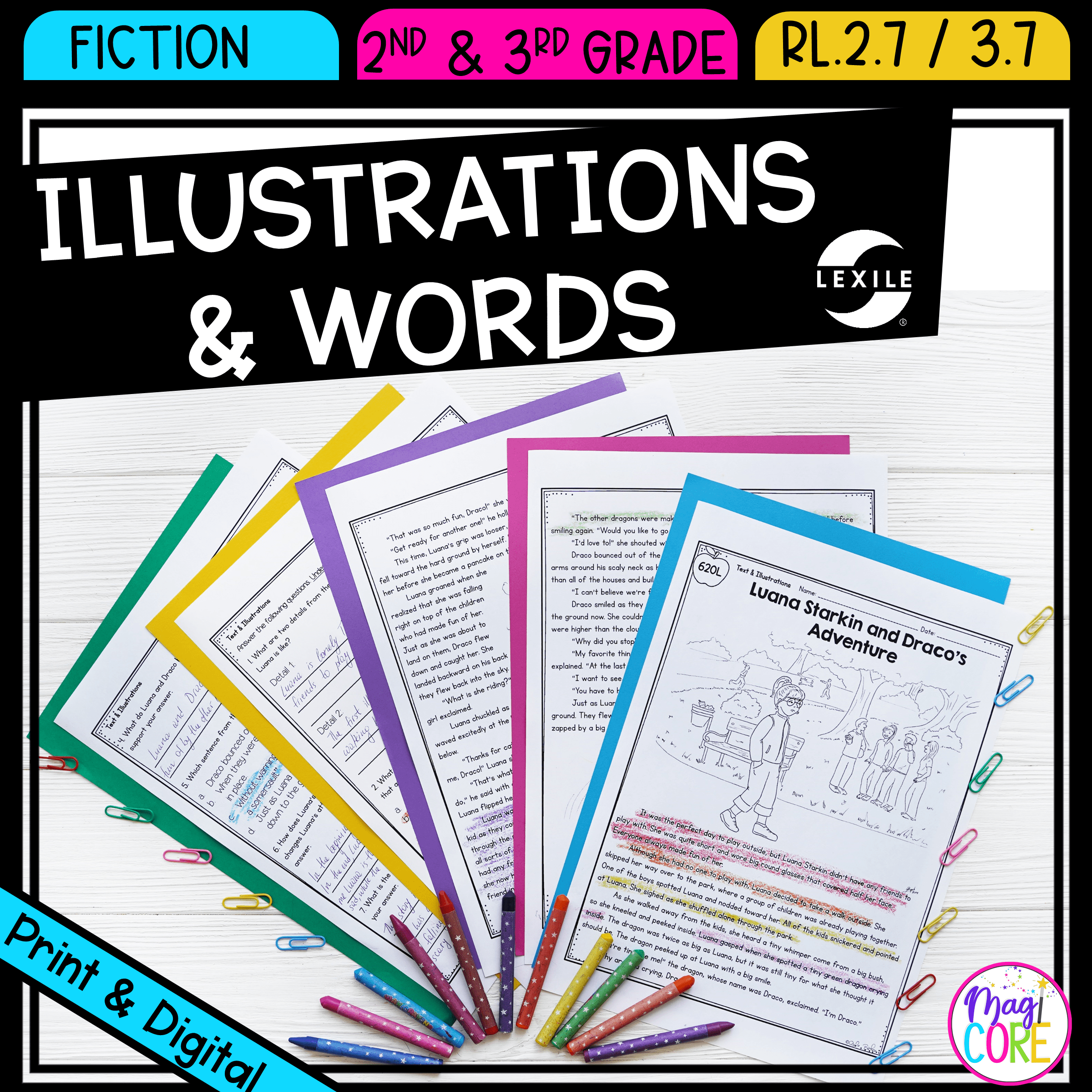 Using Illustrations to Understand Text RL.2.7 RL.3.7 Print & Digital RL2.7 RL3.7