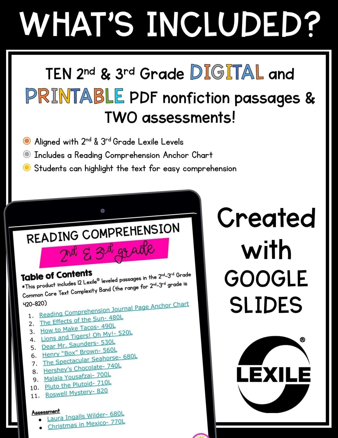 Comprehend Nonfiction Text - Passages & Questions 2nd 3rd Grade RI.2.10 RI.3.10 - Image 5