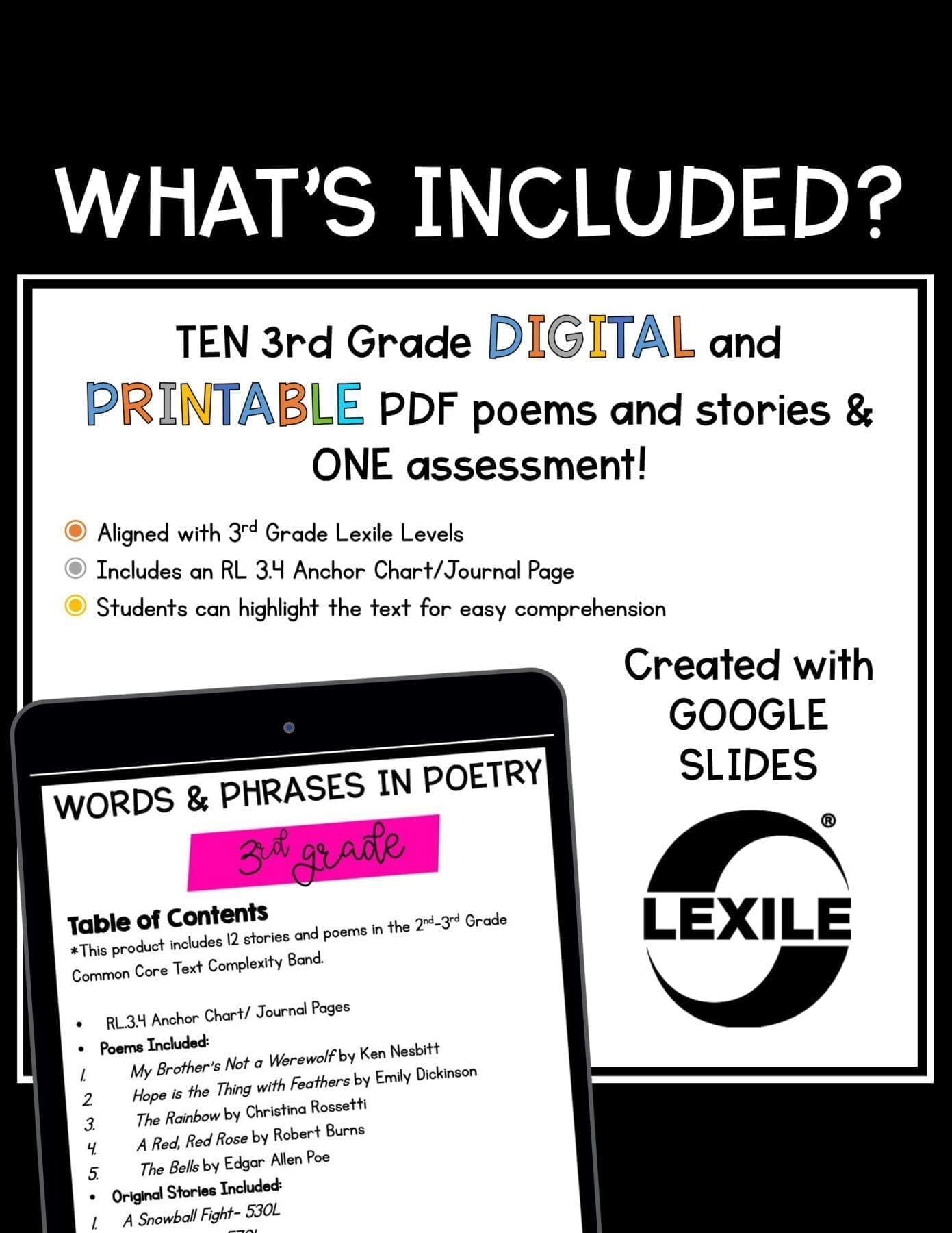Figurative Language Reading Passages Worksheets Anchor Chart 3rd Grade RL.3.4 - Image 6