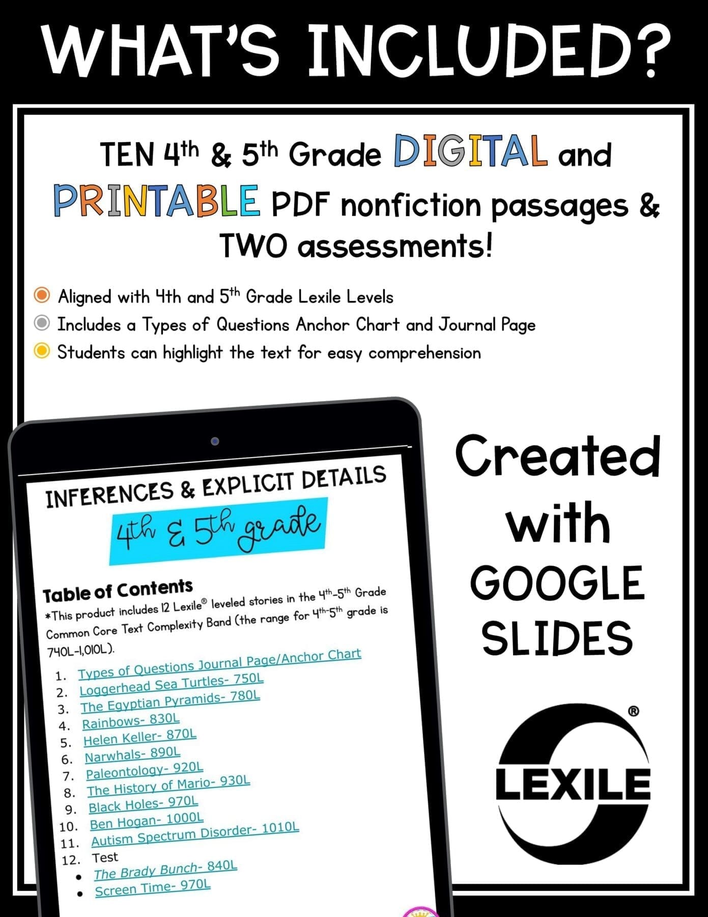 Making Inferences Reading Comprehension Passages Worksheet 4th 5th RI.4.1 RI.5.1 - Image 6
