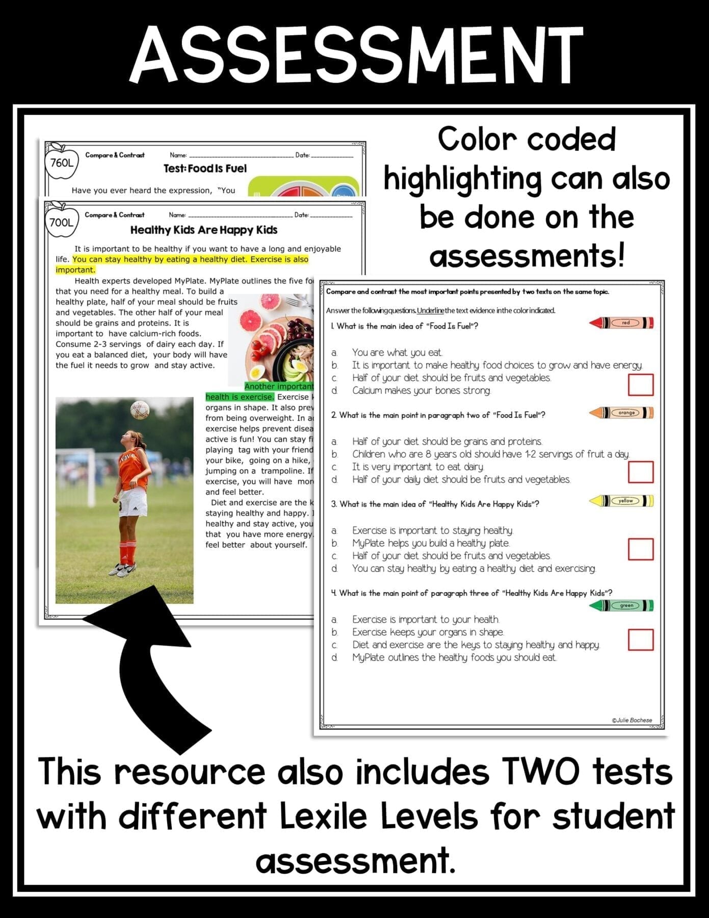 Compare and Contrast Reading Comprehension Passages and Questions RI.2.9 RI.3.9 - Image 5