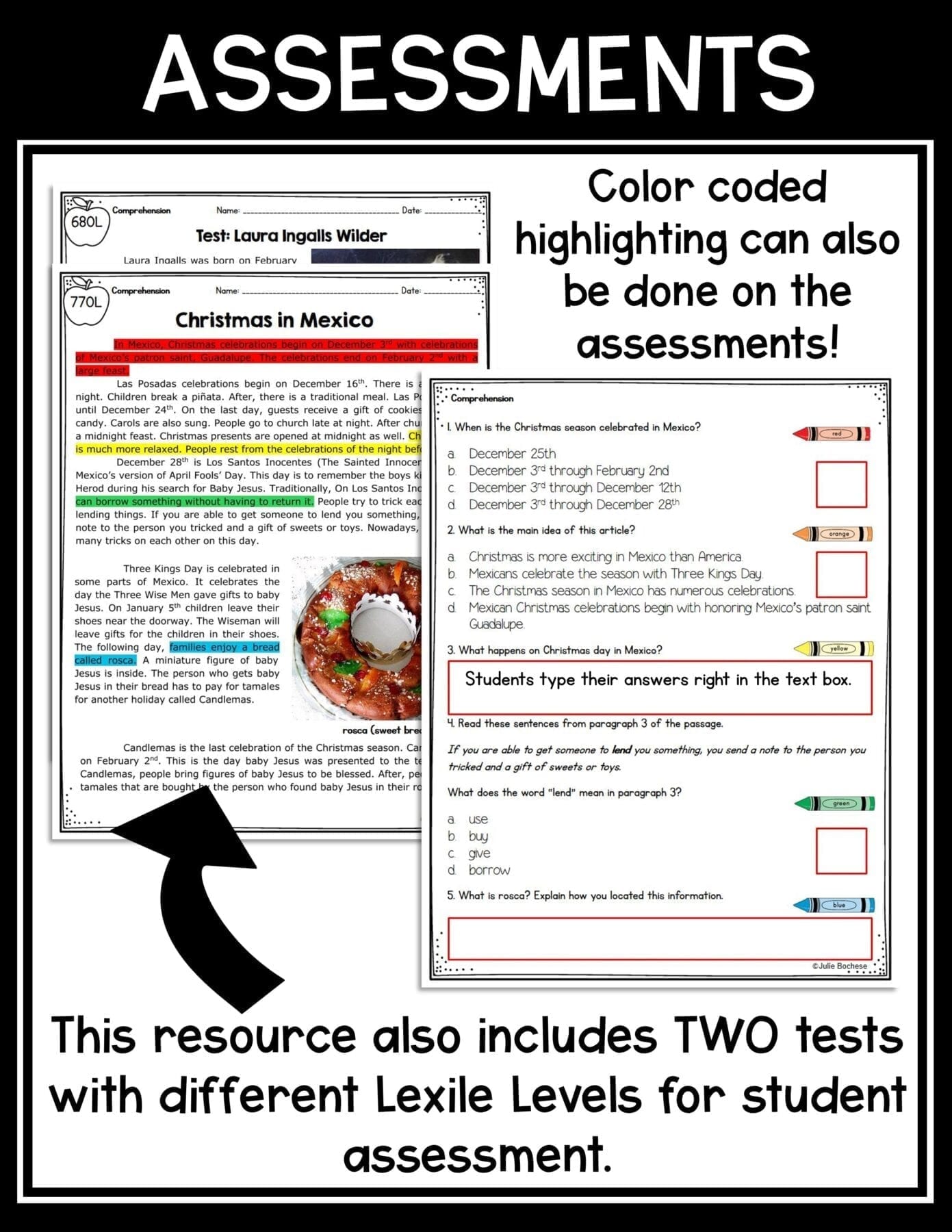 Comprehend Nonfiction Text - Passages & Questions 2nd 3rd Grade RI.2.10 RI.3.10 - Image 4