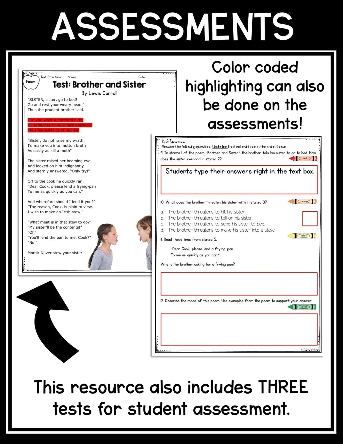 Text Structure in Stories Plays Poems - 3rd RL.3.5 - Reading Passages for RL3.5 - Image 5