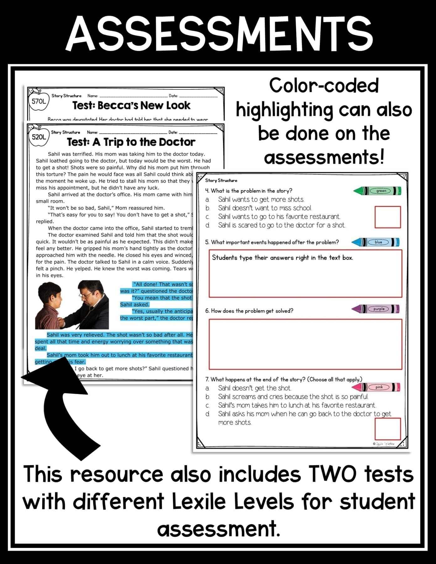 Story Structure - 2nd Grade RL.2.5 - Reading Comprehension Passages for RL2.5 - Image 7