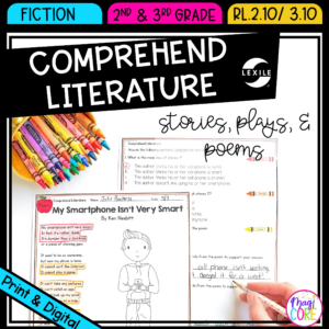 Comprehend Literature - RL.2.10 & RL.3.10 - Reading Passages for RL2.10 RL3.10
