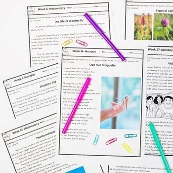 3rd Grade Spiral Review Bundle Google Forms Distance Learning Pack - Image 6