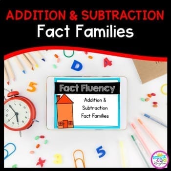 Addition & Subtraction Fact Families 1st & 2nd Grade - Google Distance Learning
