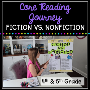 Core Reading Journey - Fiction v Nonfiction 4th Grade & 5th Grade