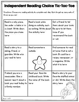 Homework Choice Boards - 2nd Grade, 3rd Grade, 4th Grade, 5th Grade - Image 4