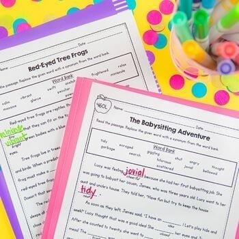 Synonyms and Antonyms 2nd and 3rd Grade - Image 3