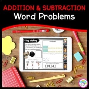 2nd Grade Story Problems in Google Slides & Forms for Distance Learning