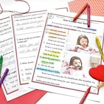 Ask & Answer Questions 1st Grade - RI.1.1 Reading Comprehension Passages Lexile - Image 4
